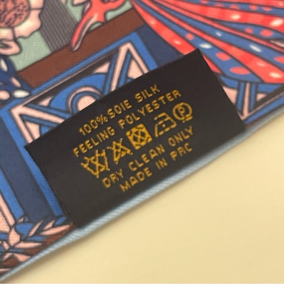 Big Twilly: Colorful Designer Silk Scarf - Picture 9 of 9